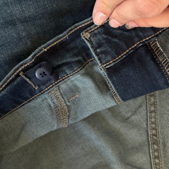 Goodfellow & co. Men's 365 Adaptive Seated Fit Relaxed Leg Jeans Blue Size 40x30 - Picture 8 of 10